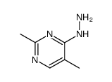 4(1H)-Pyrimidinone, 2,5-dimethyl-, hydrazone (9CI)结构式