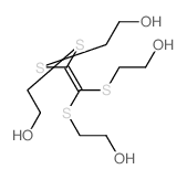 Ethanol,2,2',2'',2'''-[1,2-ethenediylidenetetrakis(thio)]tetrakis- (9CI) Structure