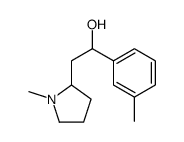 1-(3-methylphenyl)-2-(1-methylpyrrolidin-2-yl)ethanol结构式