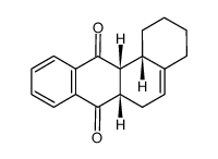 (+/-)-7.12-dioxo-(6arH.12acH.12bcH)-1.2.3.4.6.6a.7.12.12a.12b-decahydro-benz[a]anthracene结构式
