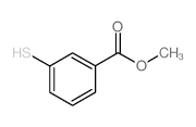 3-巯基苯甲酸甲酯结构式