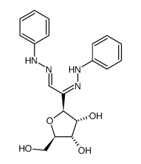 3,6-anhydro-D-allo-2-heptulose phenylosazone Structure