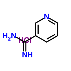 3-amidinopyridinium chloride Structure