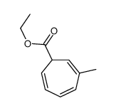 ethyl 3-methylcyclohepta-2,4,6-triene-1-carboxylate Structure