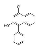4-chloro-1-phenyl-2-naphthol Structure