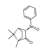 (1S,3R,4R)-1,7,7-trimethyl-3-((R)-phenylseleninyl)bicyclo[2.2.1]heptan-2-one Structure