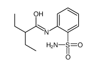 2-ethyl-N-(2-sulfamoylphenyl)butanamide结构式