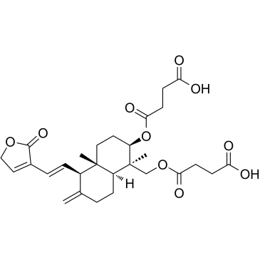 Dehydroandrographolide succinate Structure