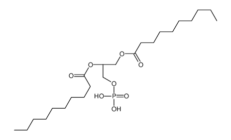 1,2-didecanoyl-3-phosphatidic acid Structure