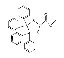 methyl 4,4,5,5-tetraphenyl-1,3-dithiolane-2-carboxylate Structure