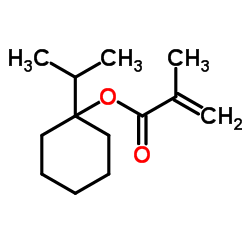 1-异丙基-1-环己醇甲基丙烯酸酯结构式