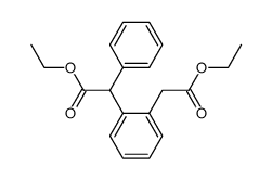 ethyl o-(α-ethoxycarbonylbenzyl)phenylacetate Structure