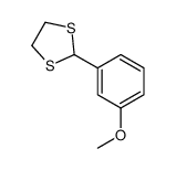 1,3-DITHIOLANE, 2-(m-METHOXYPHENYL)-结构式