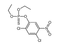 (2,4-dichloro-5-nitrophenoxy)-diethoxy-sulfanylidene-λ5-phosphane Structure