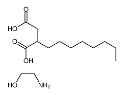 2-aminoethanol,2-octylbutanedioic acid Structure