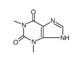 1H-Purine-2,6-dione-2-13C-1,3-15N2, 3,7-dihydro-1,3-dimethyl Structure