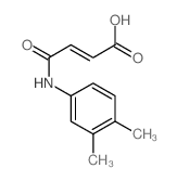 N-(3,4-二甲基苯基)马来酰胺酸结构式