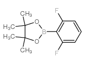 2-(2,6-DIFLUOROPHENYL)-4,4,5,5-TETRAMETHYL-1,3,2-DIOXABOROLANE structure