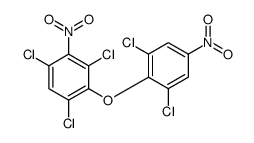 1,3,5-trichloro-2-(2,6-dichloro-4-nitrophenoxy)-4-nitrobenzene结构式
