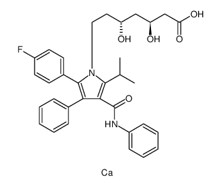 (3S,5R)-Atorvastatin Calcium Salt Structure