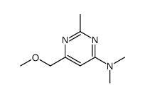 6-(methoxymethyl)-N,N,2-trimethylpyrimidin-4-amine Structure