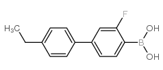 [4-(4-ethylphenyl)-2-fluorophenyl]boronic acid Structure