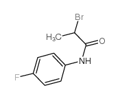 2-溴-N-(4-氟苯基)丙酰胺结构式