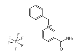 1-benzyl-3-carbamoylpyridinium hexafluorophosphate Structure