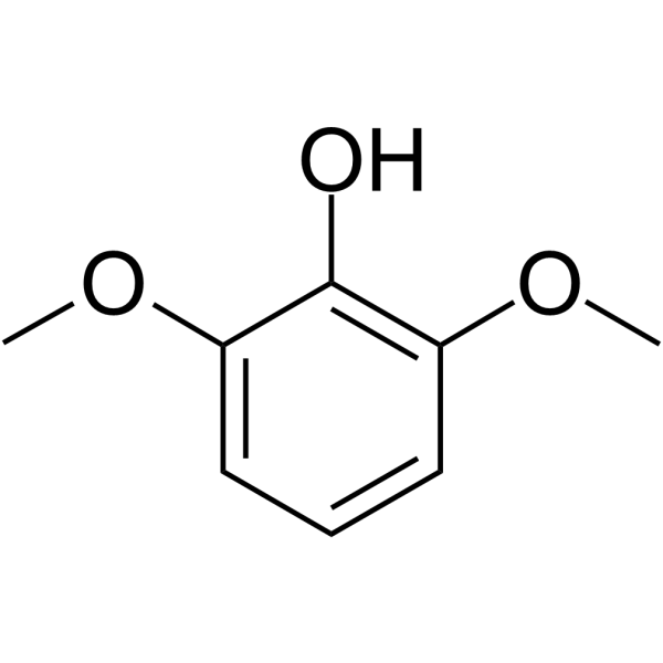 2,6-二甲氧基酚/紫丁香醇结构式