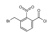 3-(bromomethyl)-2-nitrobenzoyl chloride Structure