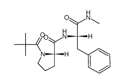 Piv-L-Pro-L-Phe-NHMe结构式