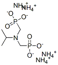 [[isopropylimino]bis(methylene)]bisphosphonic acid, ammonium salt结构式
