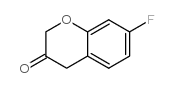 7-氟苯并二氢吡喃-3-酮结构式