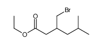 ethyl 3-(bromomethyl)-5-methylhexanoate Structure