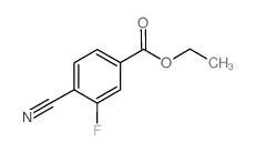 3-氟-4-氰基苯甲酸乙酯结构式