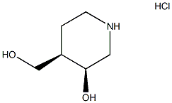顺-4-(羟甲基)哌啶-3-醇盐酸结构式