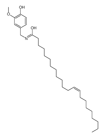 (Z)-N-[(4-hydroxy-3-methoxyphenyl)methyl]docos-13-enamide Structure
