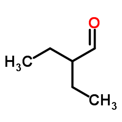 2-Ethylbutanal Structure