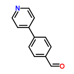 4-(4-吡啶基)苯甲醛结构式