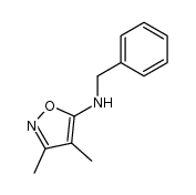 benzyl-(3,4-dimethyl-isoxazol-5-yl)-amine结构式