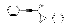 3-phenyl-1-(3-phenyloxiran-2-yl)prop-2-yn-1-ol Structure