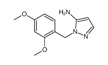 2-(2,4-二甲氧基-苄基)-2H-吡唑-3-胺结构式