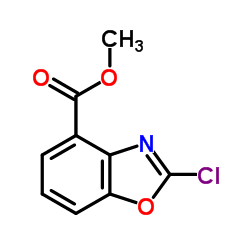2-氯苯并[D]恶唑-4-羧酸甲酯结构式