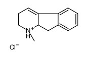 1-methyl-2,3,9,9a-tetrahydro-1H-indeno[2,1-b]pyridin-1-ium,chloride结构式
