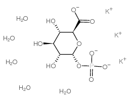 a-d-glucuronic acid 1-phosphate*tripotas sium Structure