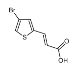 3-(4-Bromo-2-thienyl)acrylic acid structure