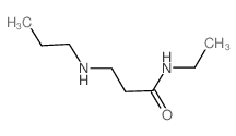 N-Ethyl-3-(propylamino)propanamide Structure