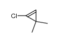 1-chloro-3,3-dimethylcyclopropene Structure
