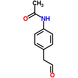 N-[4-(2-Oxoethyl)phenyl]acetamide Structure