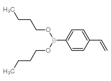 4-乙烯基苯硼酸二丁酯结构式